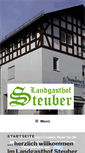 Mobile Screenshot of landgasthof-steuber.de